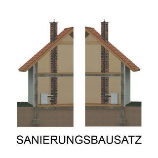 Schornsteinsanierungs Bausatz 1,0 mm DN 113 6,5 m